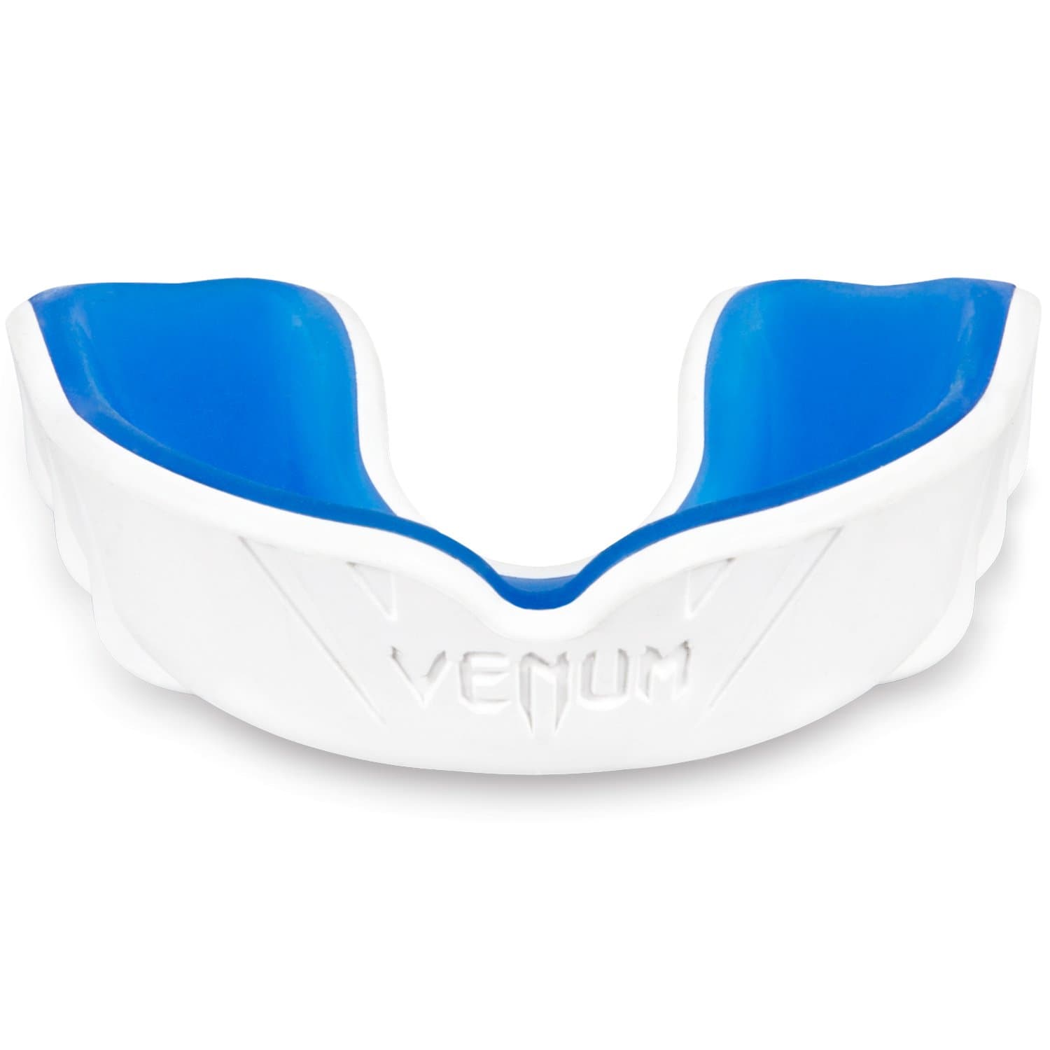 "Challenger" Mouthguard, White/Blue