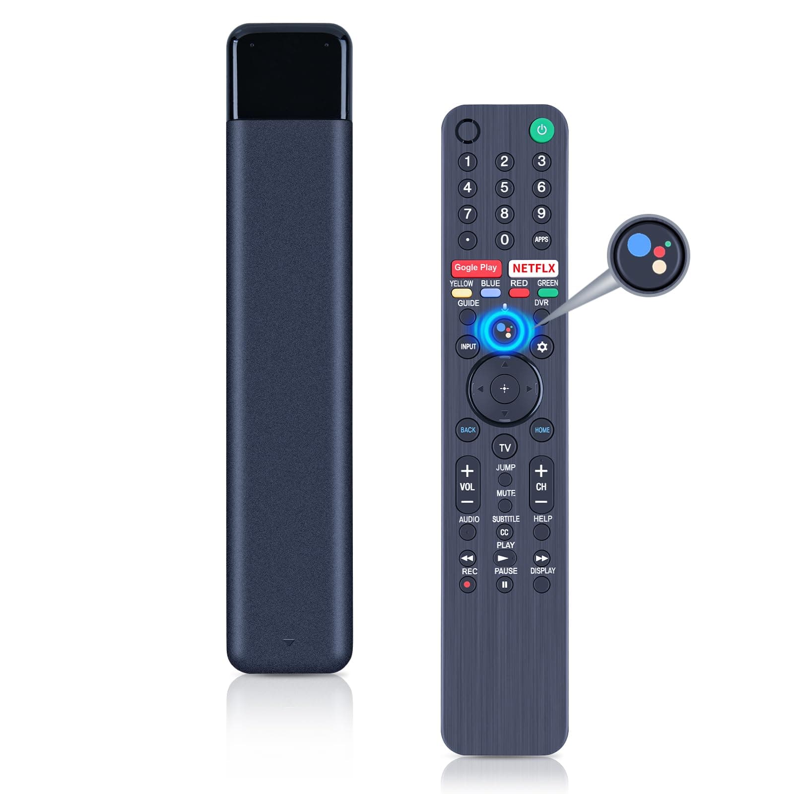 RMF-TX500U Voice Remote Control Replacement for Sony Bravia LED OLED LCD 4K UHD HDTV HDR Android TV KD-75X75CH XBR-55A8H XBR-55X950G XBR-65A8H KD-65X750H XBR-49X950H XBR-75X900H XBR-75X850G