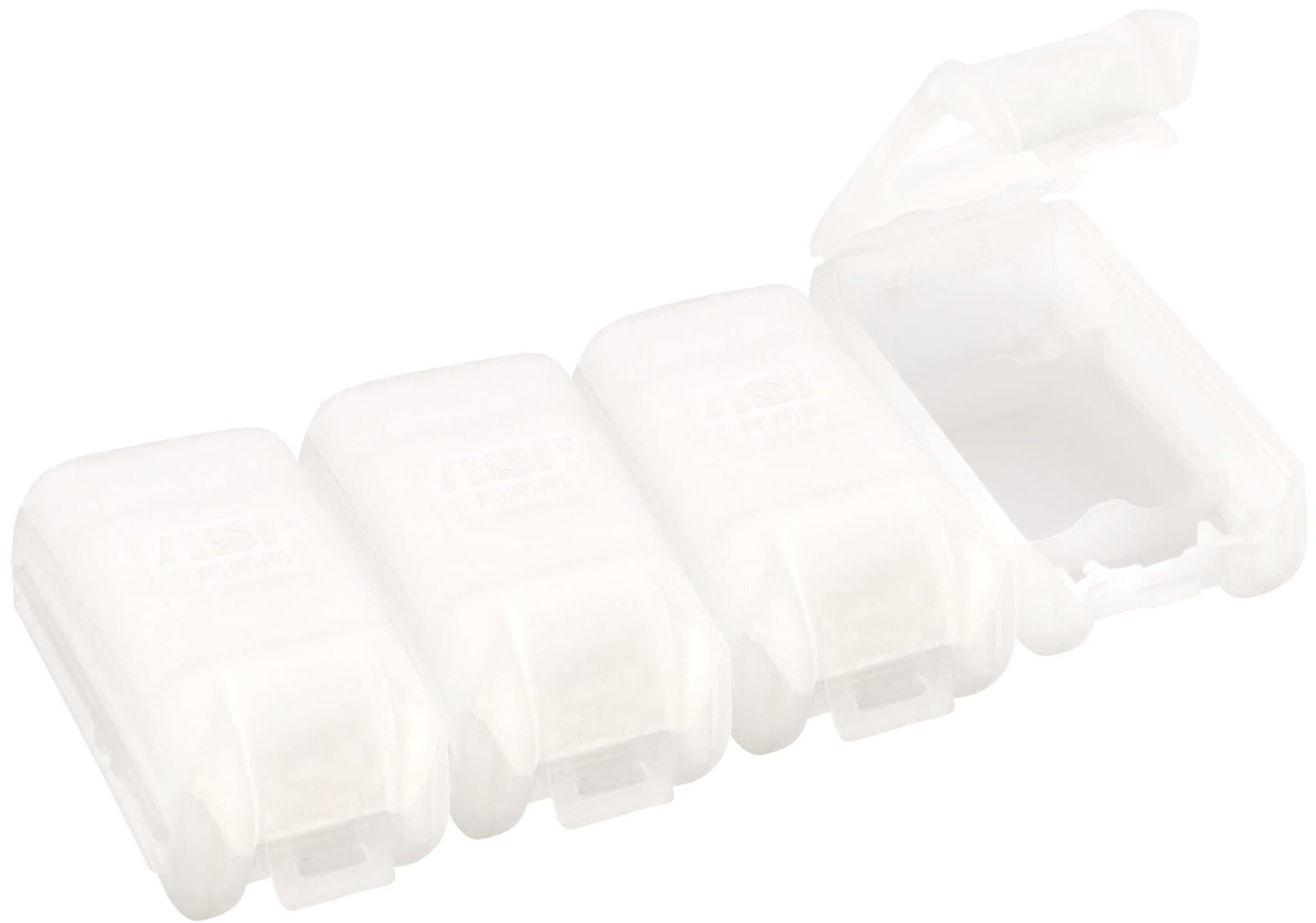 ASP Link Battery Storage Cases, Interconnecting, AAA, 4-Pack