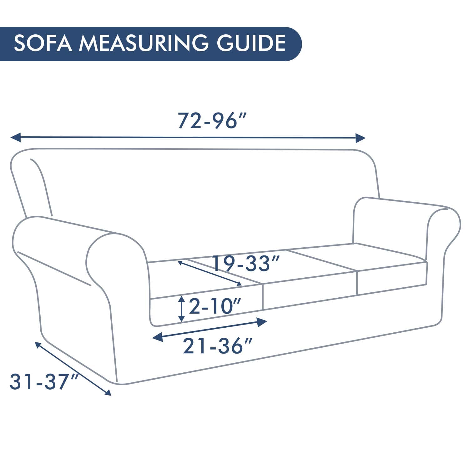 hyha Couch Cover, Floral Pattern, Stretch, Printed, 4 Pieces, Sofa Slipcovers, for 3 Separate Cushion Couch, Washable Furniture Protector for Dogs(Sofa, Baroque)