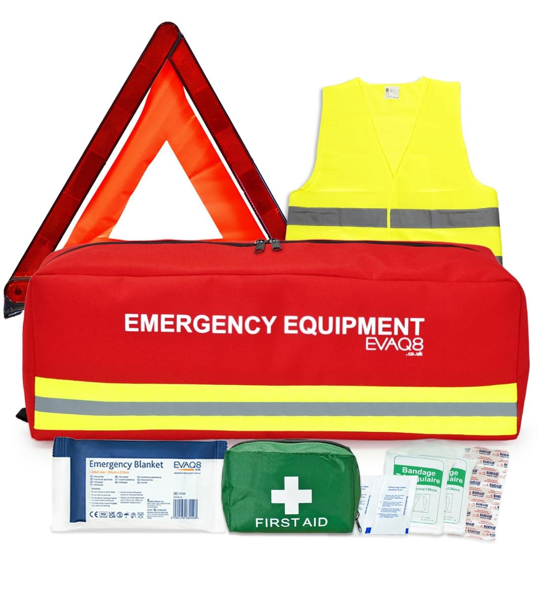 Essential Car Safety kit with Warning Triangle