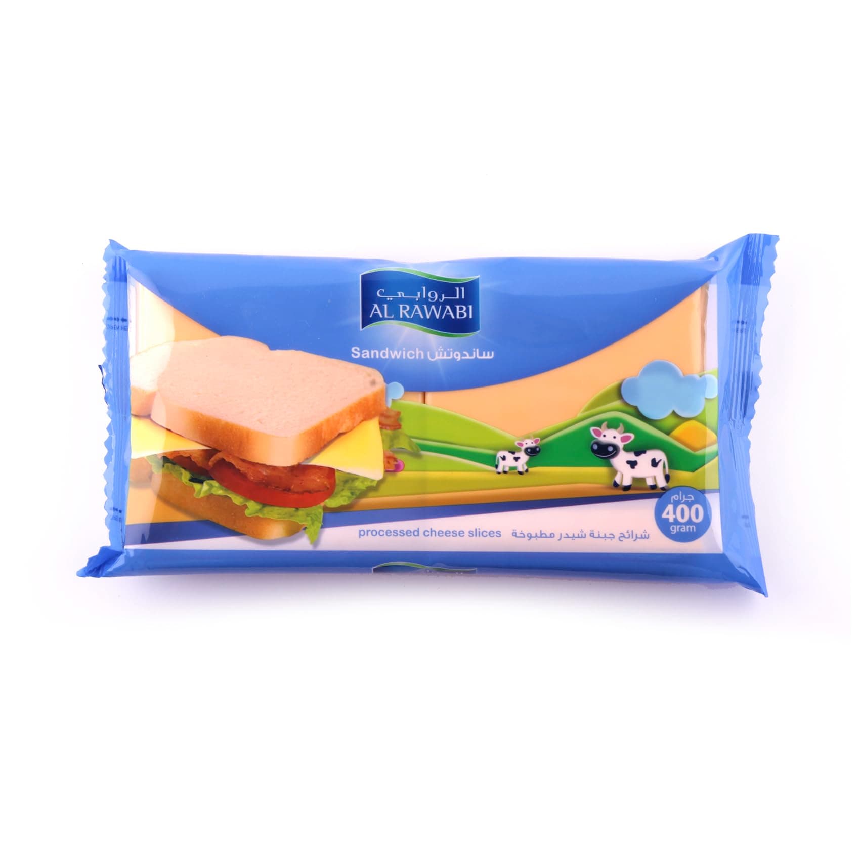Al Rawabi Sandwich Cheese Slices 400g