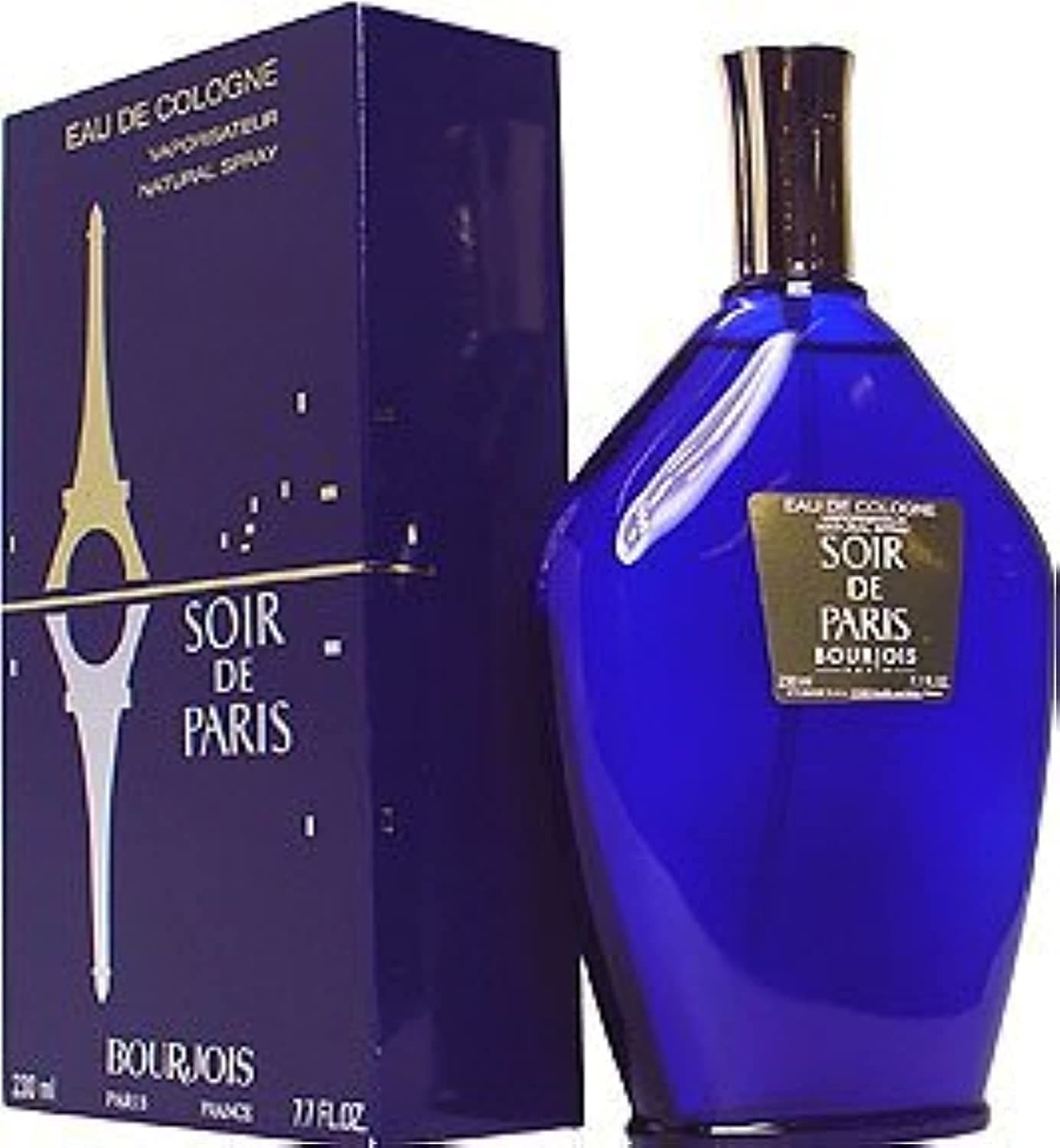 Soir De Paris Eau De Cologne Spray 7.7 Ounces for Women By Bourjois (Vintage Package)