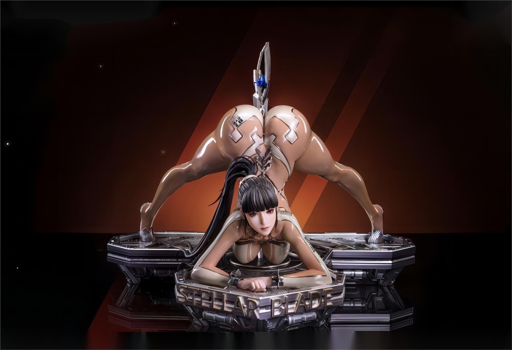 Eve Star Blade Sword Star Stellar Blade SHIFT UP Figure Garage Kit Scene Pedestal Ver.1/6 Scale C.P.Studio Limited Sale, Hand-Made Resin Painted Finished Product, Crafts Collection, Assembled Statue