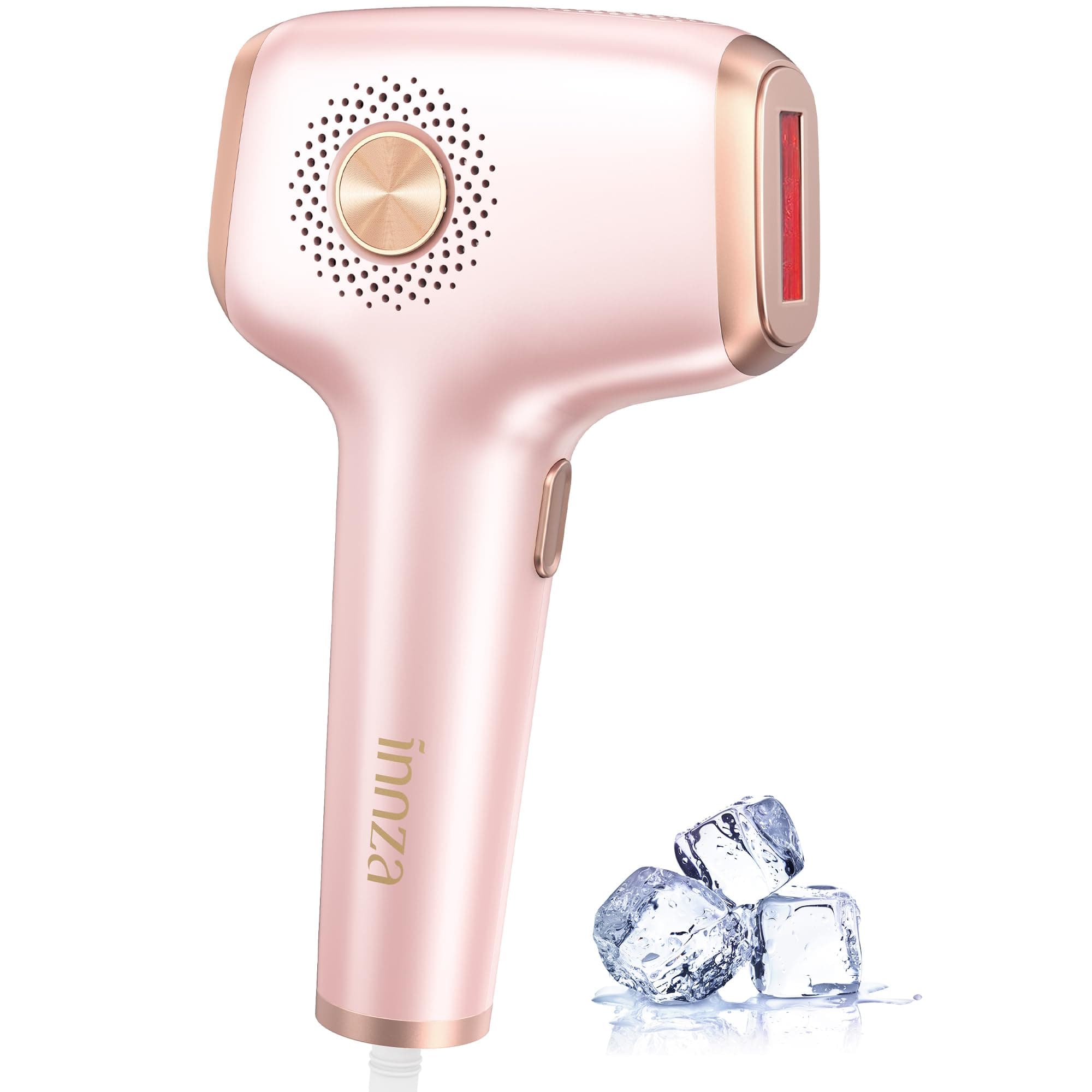 IPL Hair Remval Device with Ice Cooling Function,999999 Flashes 9 Level Painless Long Lasting Hair Remover System for Facial,Bikini,Body