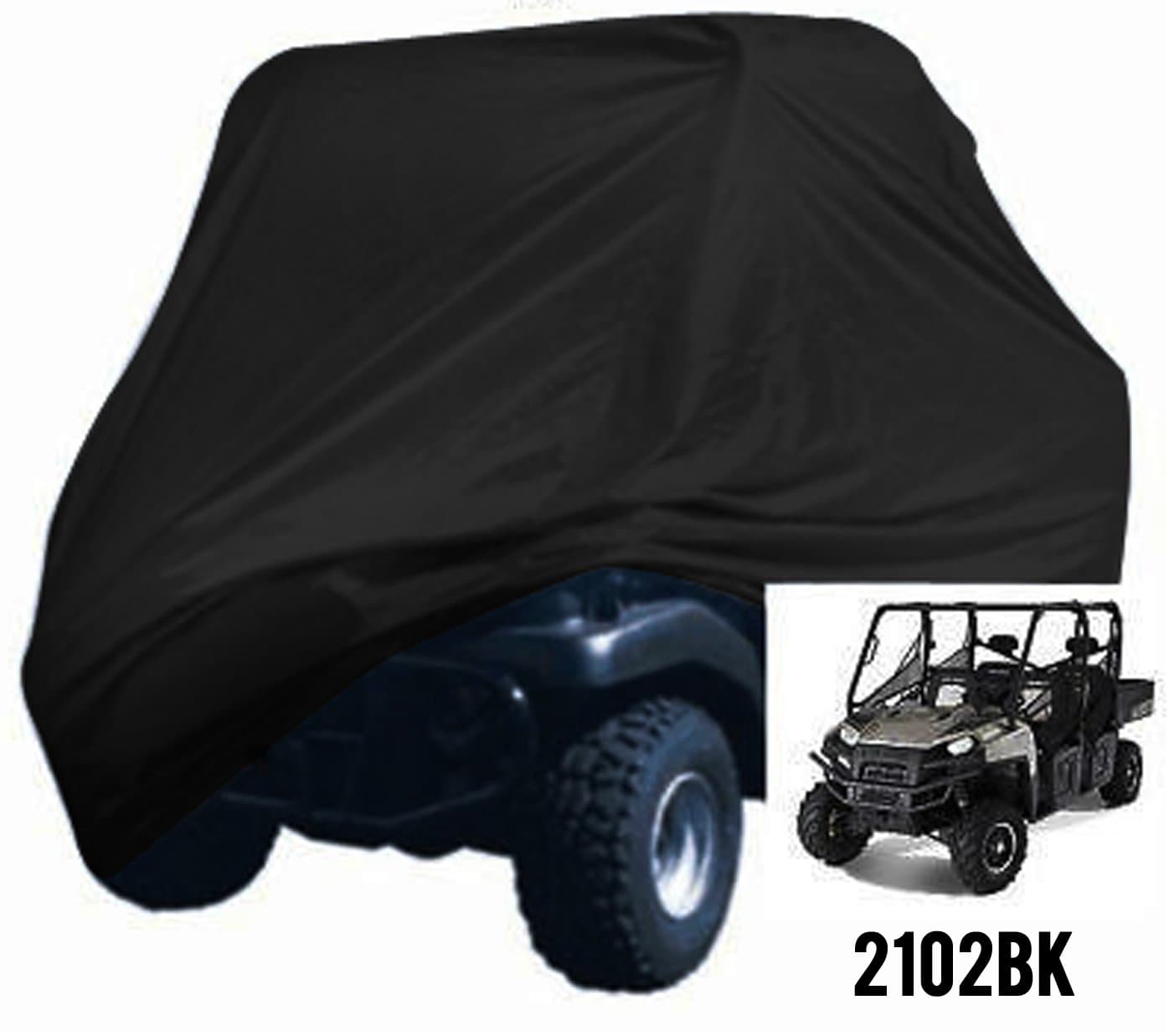 Black Extra Large UTV Cover, Size XL, Dimensions: 160" X 62" X 75"