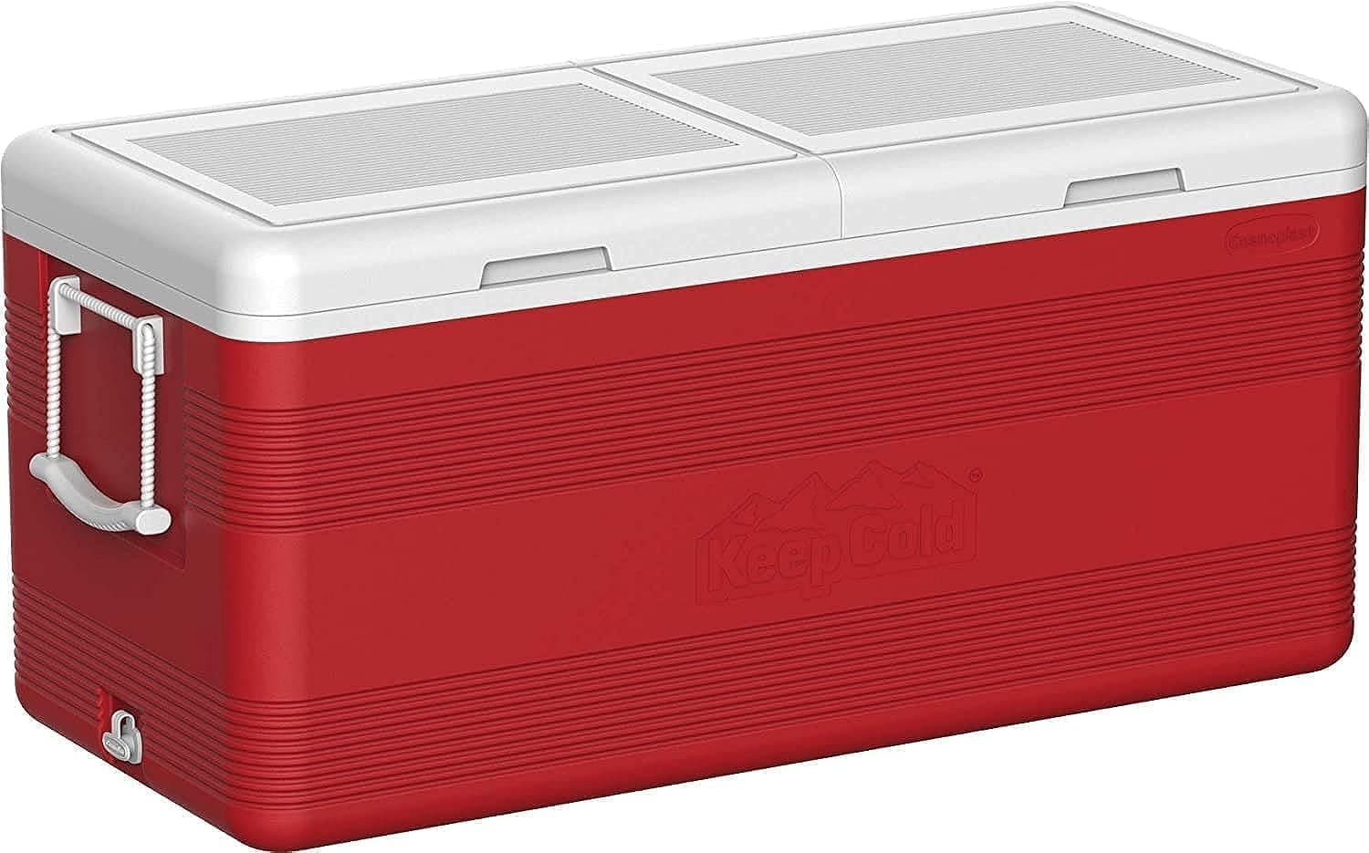 Cosmoplast Keep Cold Plastic Cooler Icebox Deluxe 144 Liters