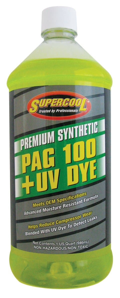 A/C Comp Lube, UV Dye, 32 Oz, Flsh PNT 450F (P100-32D)
