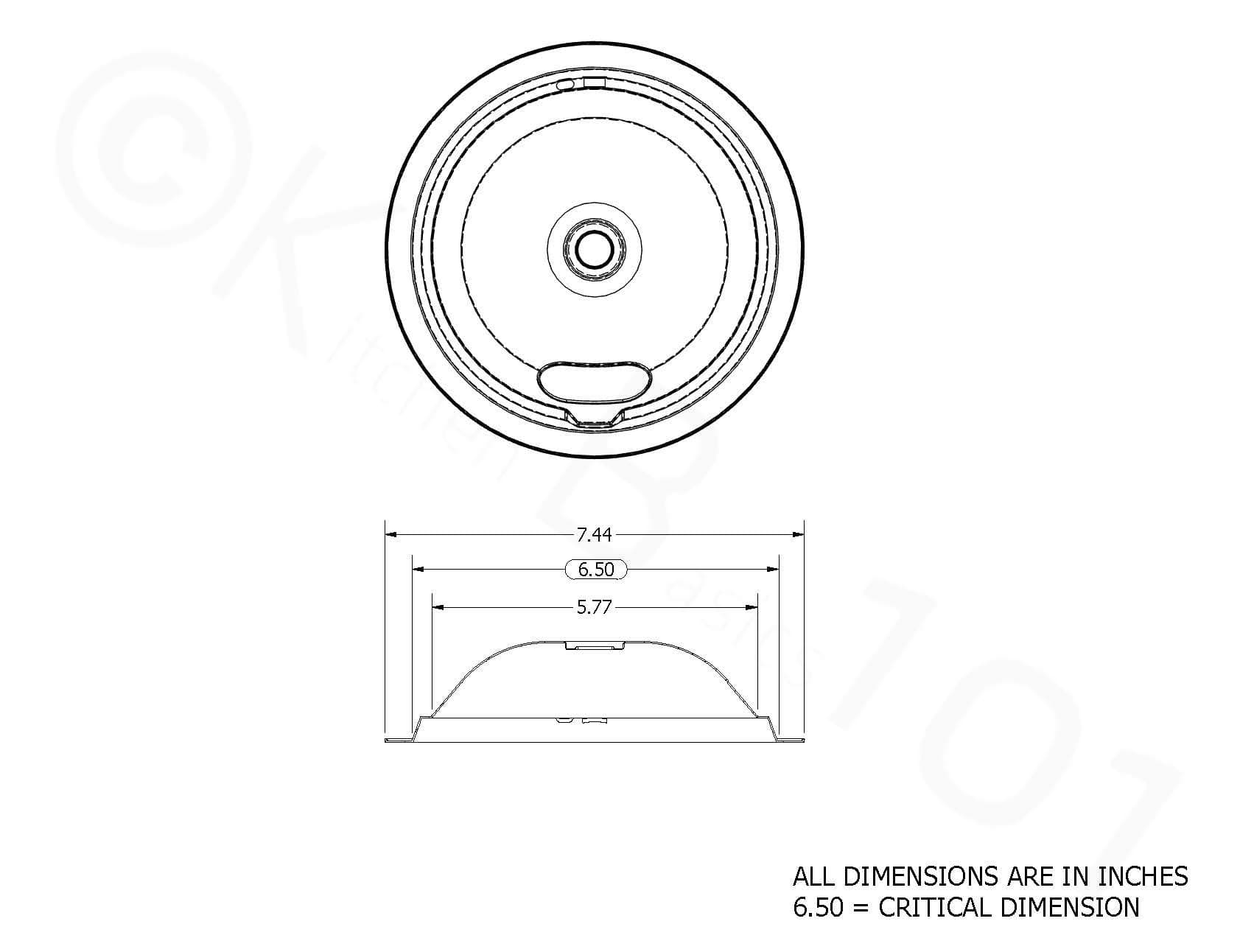 KITCHEN BASICS 101 Made in the USA Replacement Chrome Drip Pans for Whirlpool W10196405 W10278125 W10196406 - Includes an 8-Inch and 3 6-Inch Pans, 4 Pack