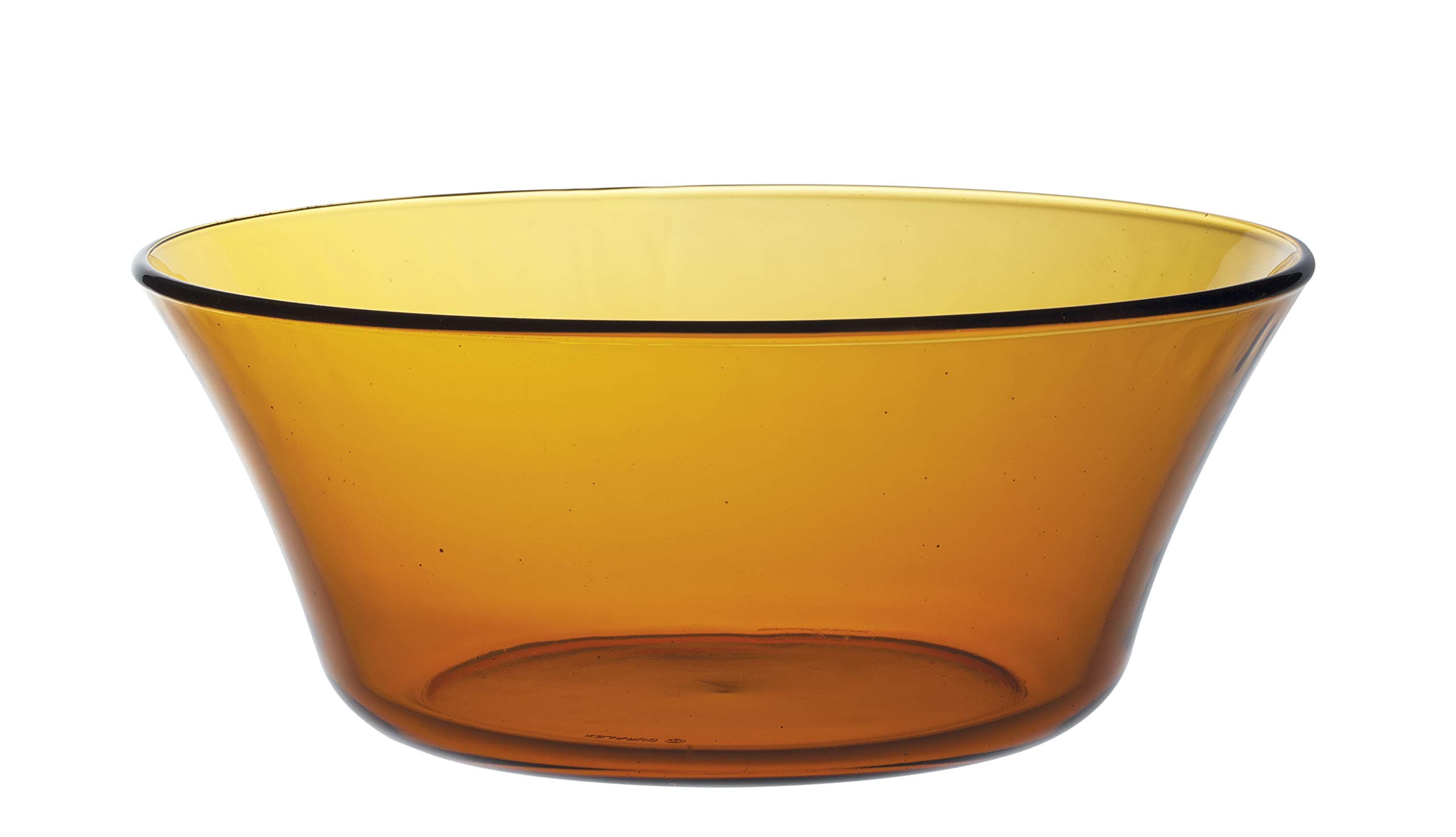 - LYS Amber Table Bowl 23 cm 1 Pcs - 2.20 LTR (2008DF), Transparent, Medium