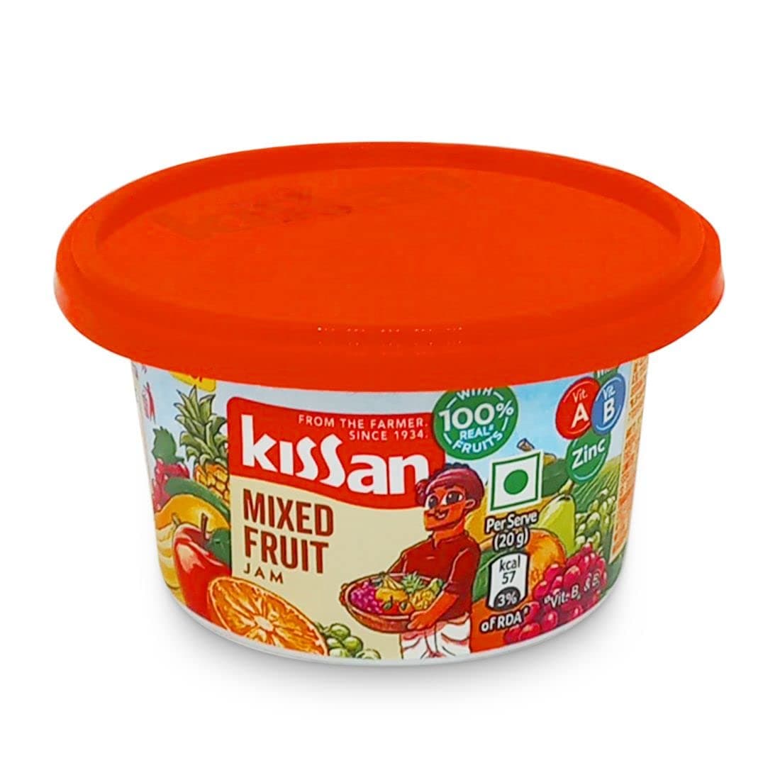 Mixed Fruit Jam, 100g Tub