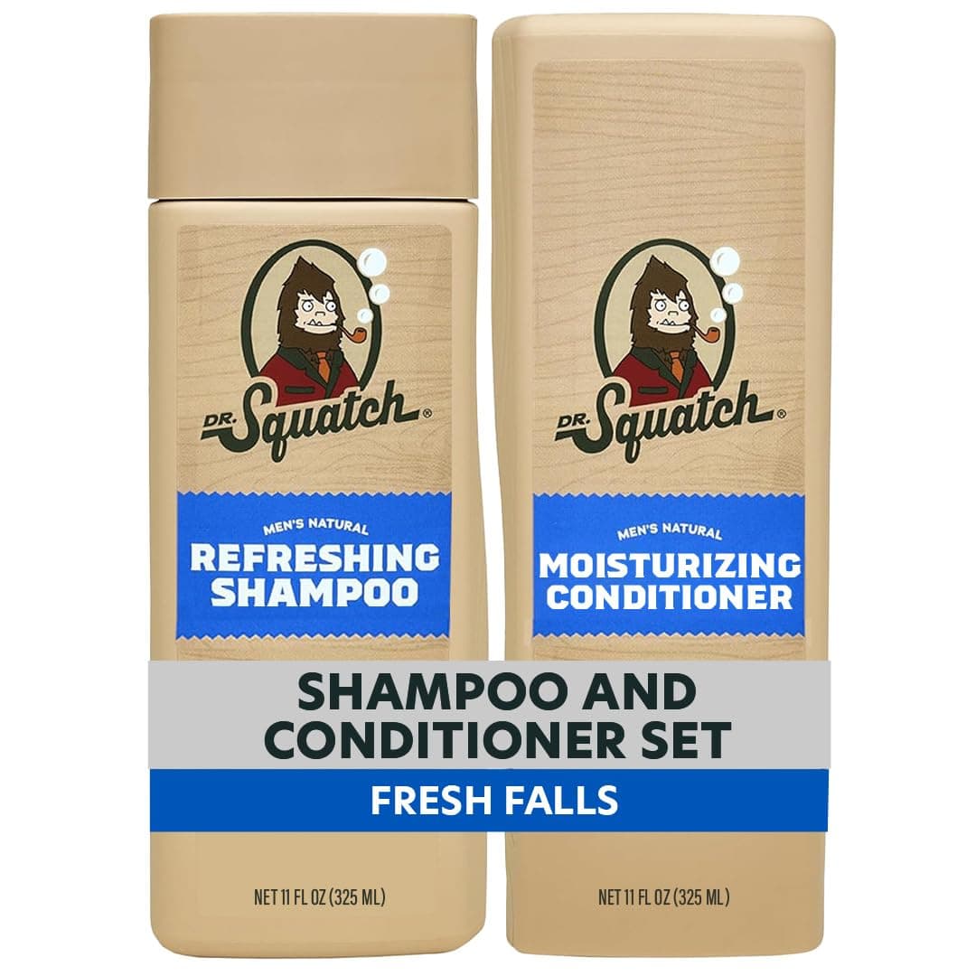 quatch Fresh Falls Shampoo + Conditioner Hair Bundle