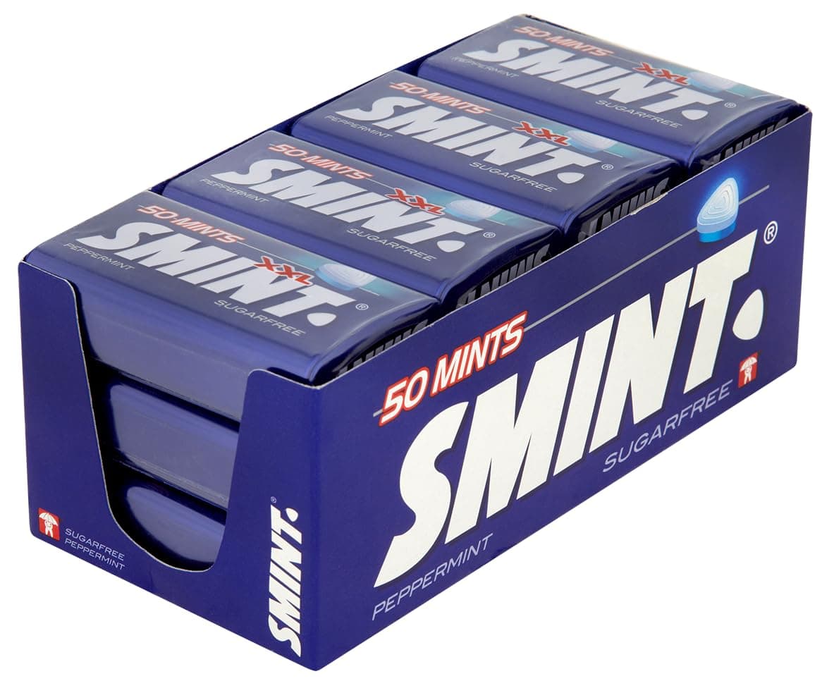 Sugar Free Mints, Peppermint Flavour, Suitable for Vegetarians - 50 XXL Tin