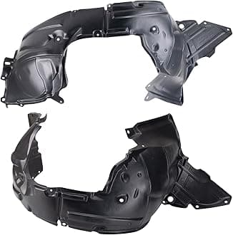 TRQ Inner Fender Liner Set Compatible with 2017 Nissan Sentra NI1248162 NI1249163