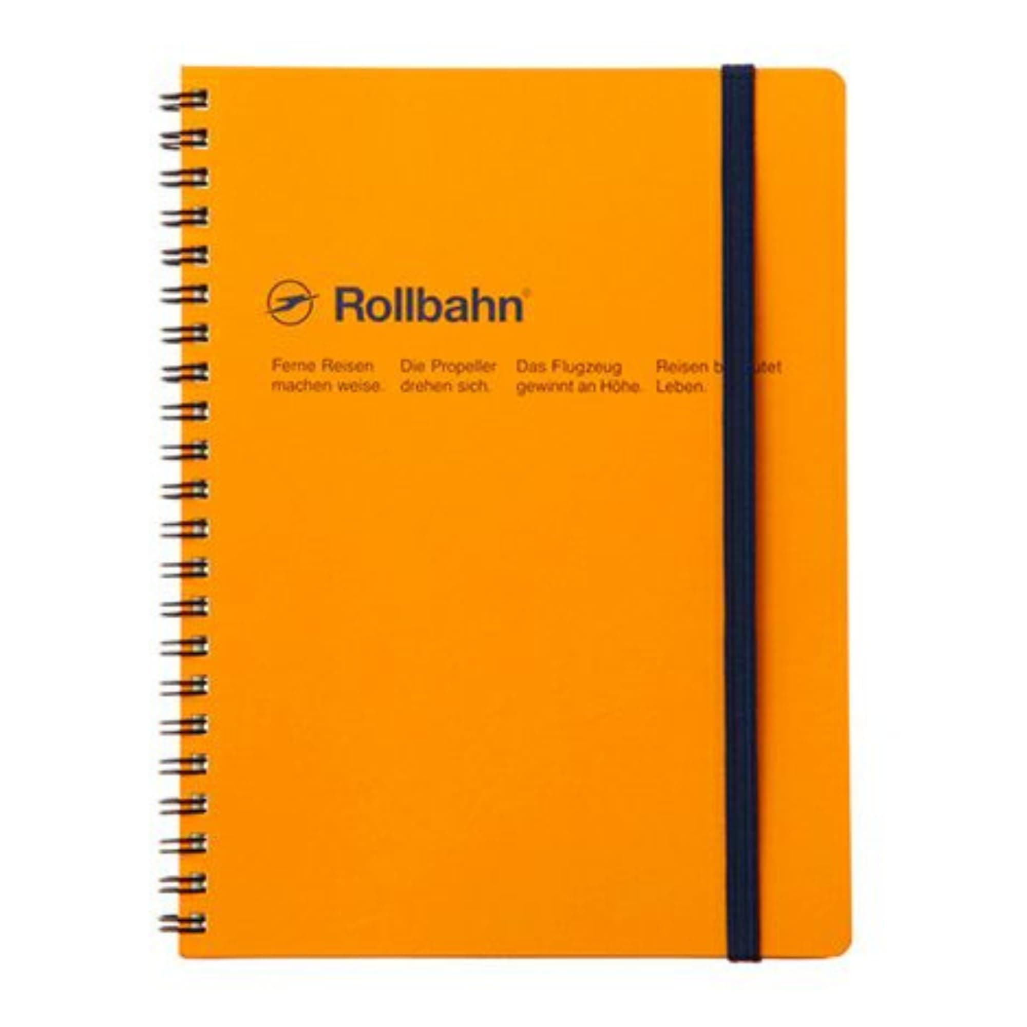 Rollbahn Spiral Notebooks: 6-1/2 in. x 8.5 in. (Yellow)