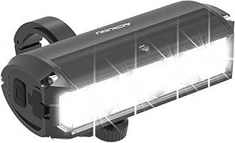 Super Bright LED Bike Light,USB Rechargeable Bicycle Headlight-5 Modes,Waterproof Bike Headlight,MTB Off-Road Cycling Commuting