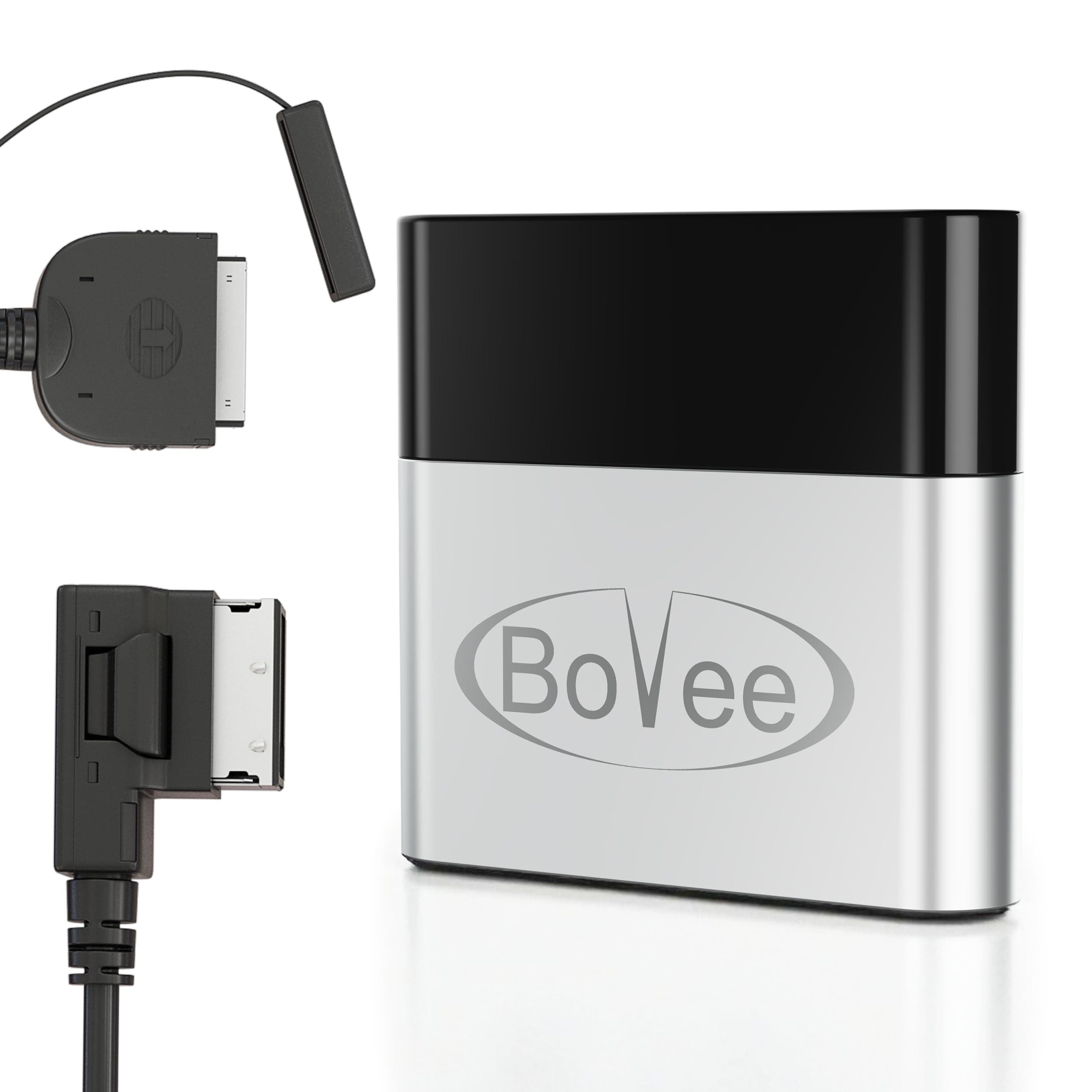 Bovee 1000 - Wireless Bluetooth Music Interface Adaptor For Car Kit With 30 Pin Ipod Connector - Compatible With Ipod Touch 4Th & 5Th Gen, Ipad 1 To 4, Ipad Air, Ipad Mini, Iphone 4, 5, 6, 6 Plus