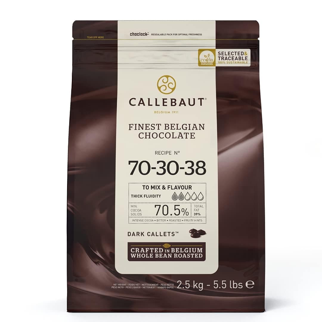 70.5% Dark Chocolate Chips (callets) 2.5 kg