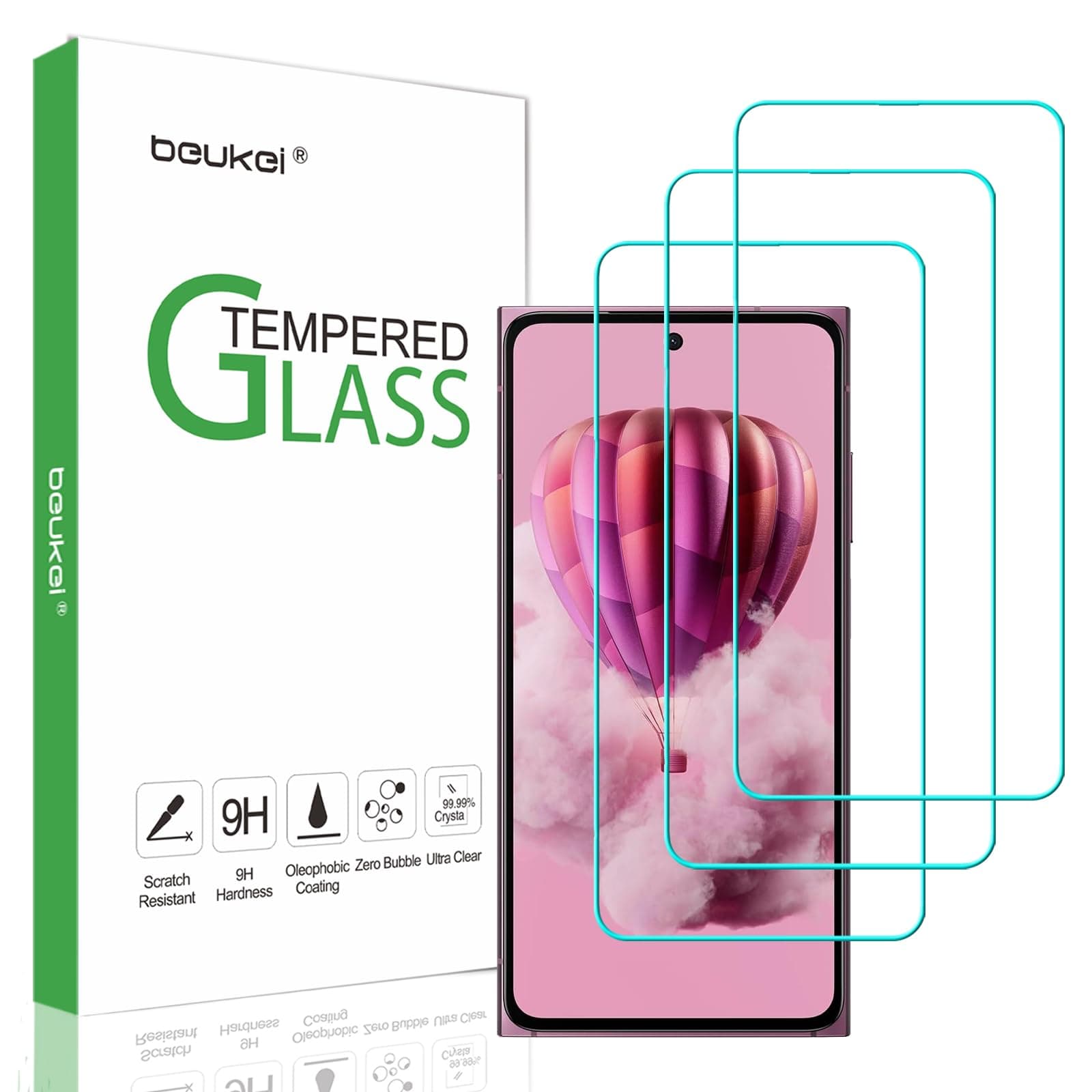 (3 Pack) Designed for HMD Skyline 5G Screen Protector Tempered Glass, 9H Hardness