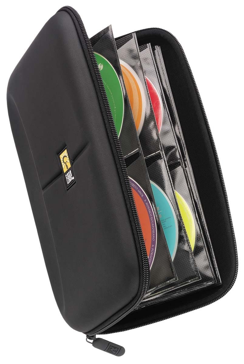Case Logic CDE-48 48 Capacity Heavy Duty CD Wallet, Black