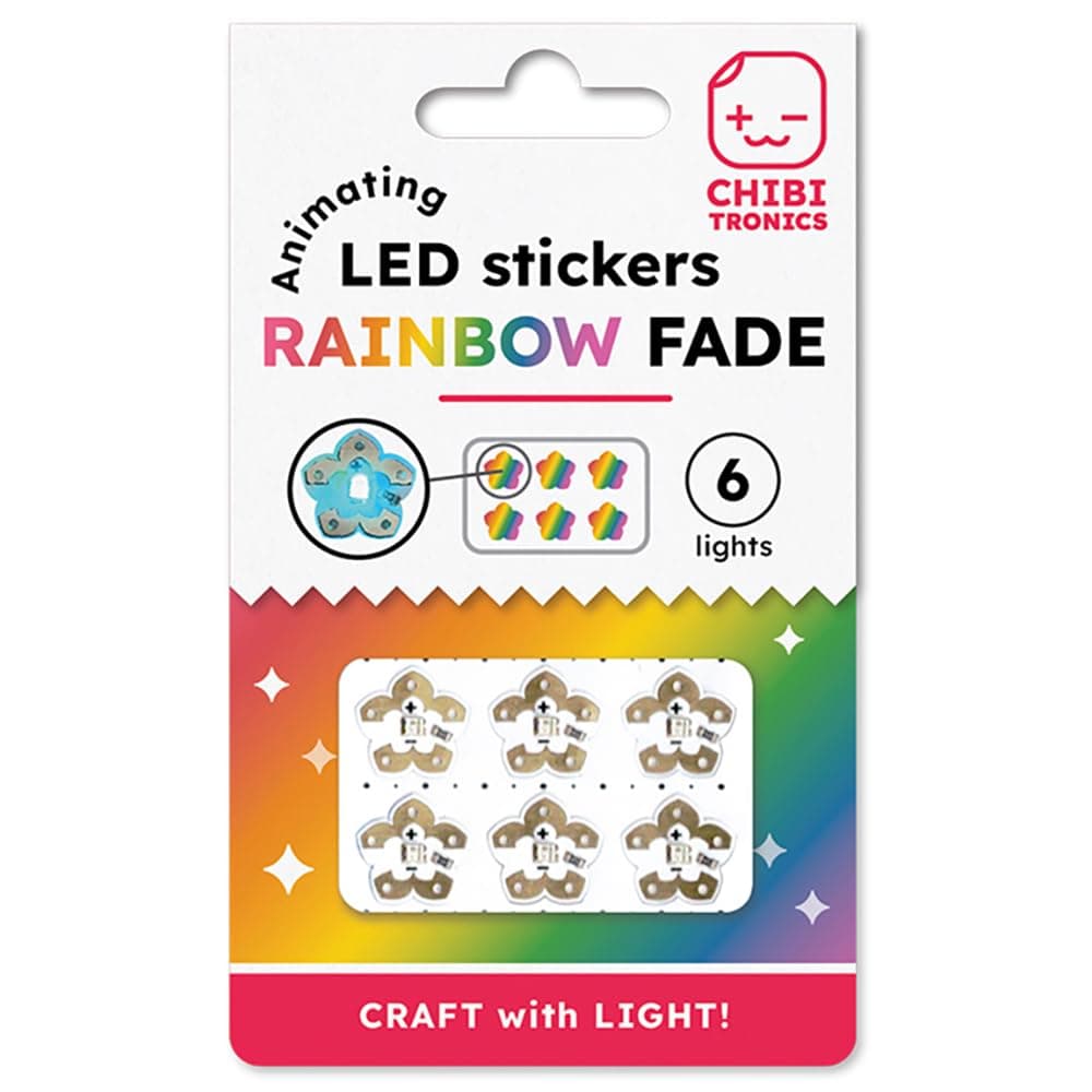 Chibitronics Animating Rainbow Fade LED 6 Pack