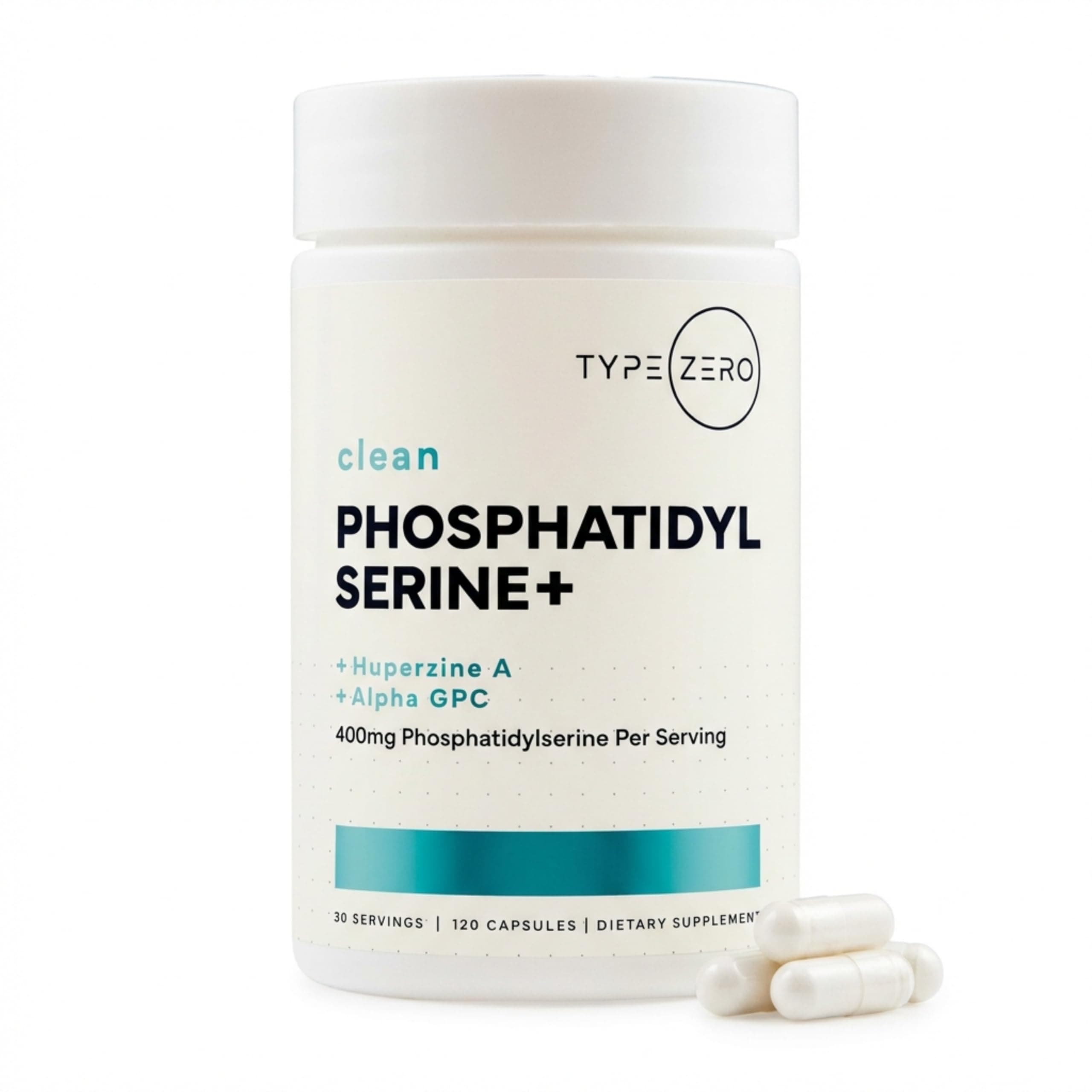 Phosphatidylserine 3X Strength Nootropics Brain Support Supplement w/Alpha GPC, Huperzine A & Phosphatidylserine - Clean Focus & Memory Supplement for Brain Pills