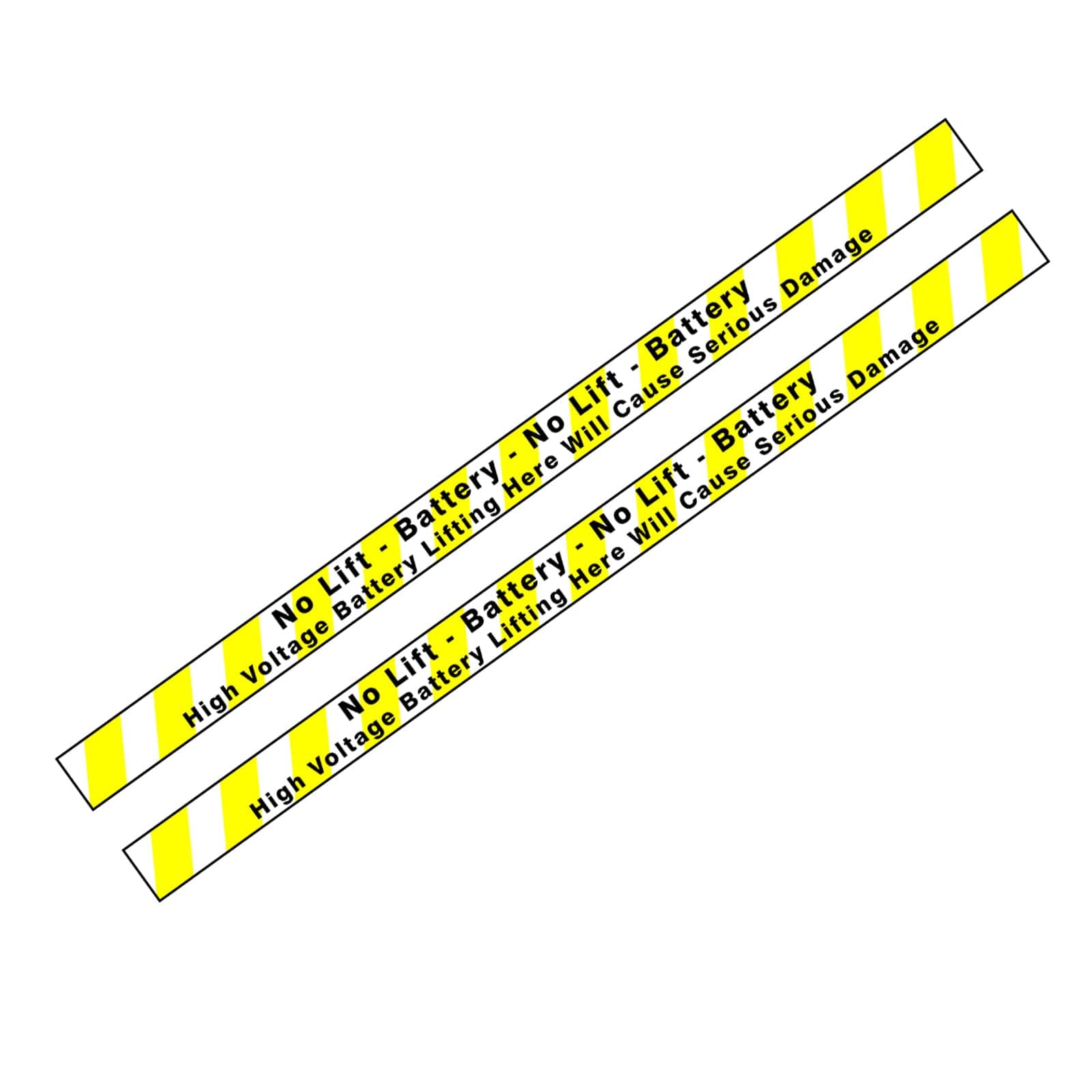 BestEvMod AOSKonology for Mach E Lifting Jack Pads Warning Labels Set of 2