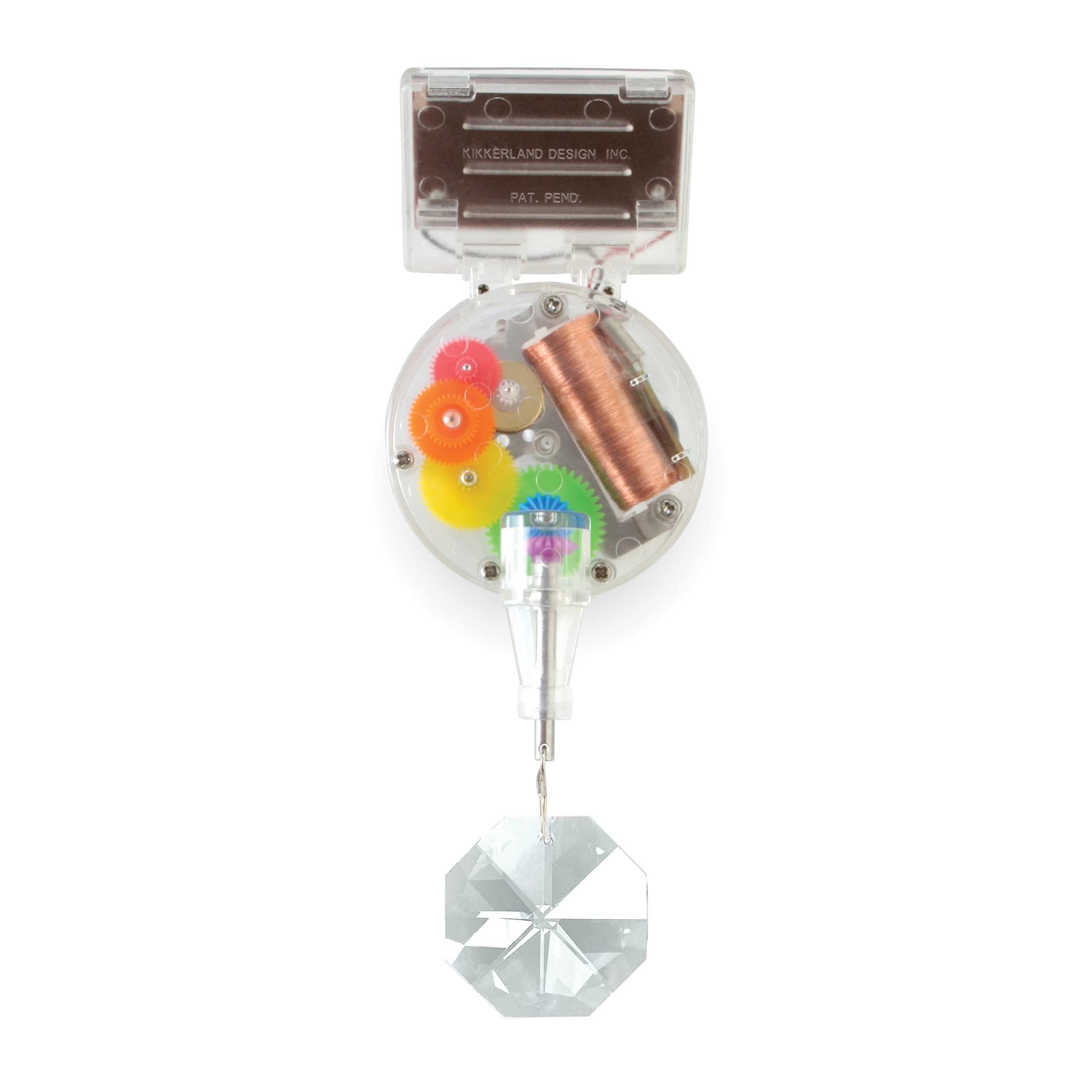 Kikkerland Solar-Powered Rainbow Maker with Crystal, Multicolor, 1 EA, One Size, RM1588-EU