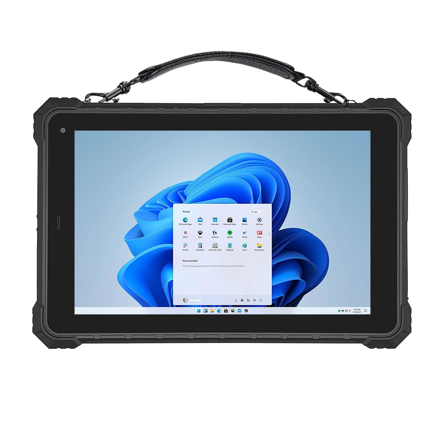 IP68 Rugged Tablets RT-I10Y, 10.1 inch Windows Tablet, Windows 11 Pro Upgrade, 8GB+128GB, Intel N5100, 4G LTE GPS, Industrial Handheld Tablet PC with Handstrap for Rough Outdoor Work