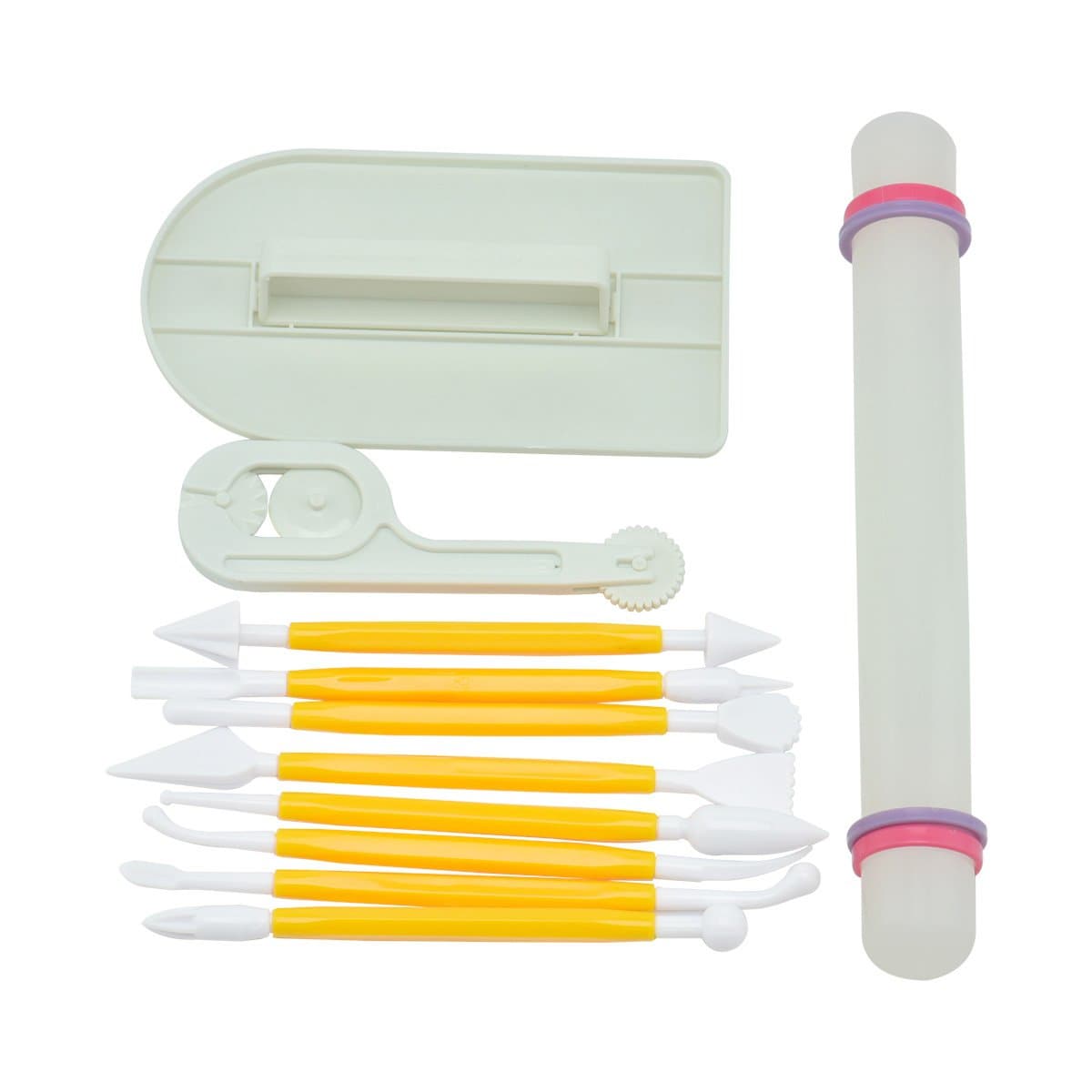 Cake Decration Tool Set Fondant Cake Cutter Sugarcraft Icing Decorating Flower Modelling Tools