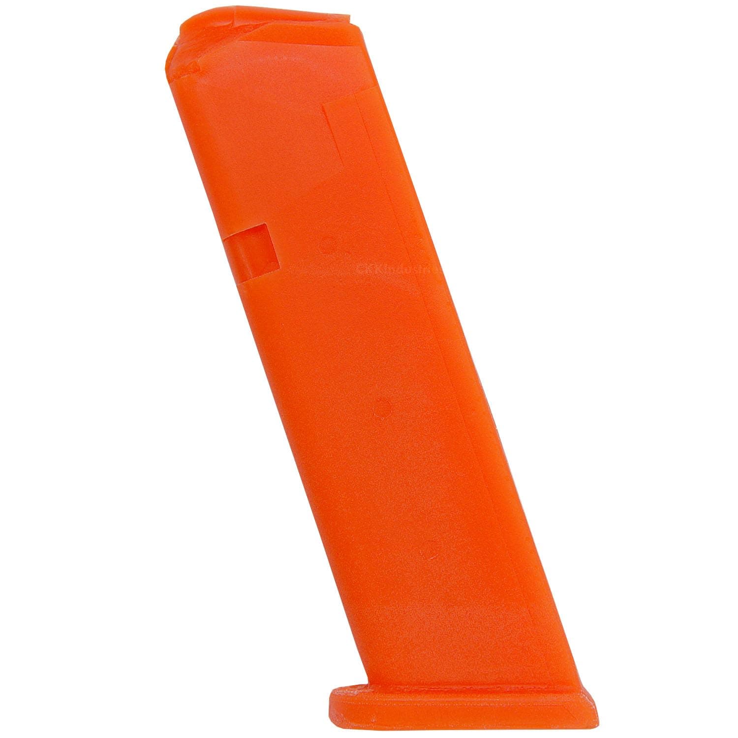 American Safety Molds - Non-Functional Solid Polymer Magazines - Blaze Orange - Made in U.S.A - Magazine Holster Molding Prop