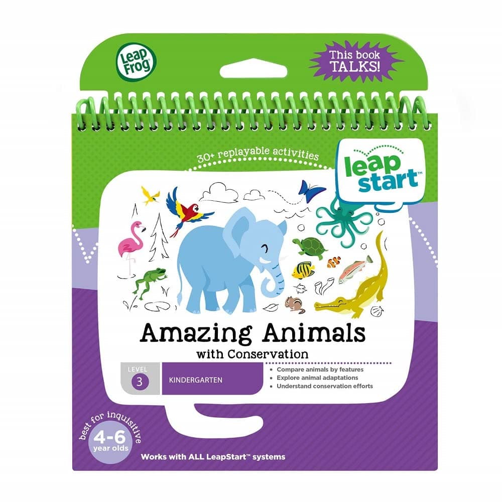 Leap Start Reception Activity Book - Amazing Animals and Conservation, Multi Color