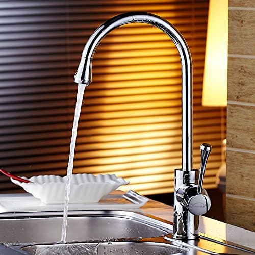 GY Modern Copper Rotating Single-Hole Single-Lever Kitchen Hot And Cold Mixer