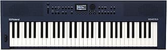GO:KEYS 3 Music Creation Keyboard | 61-Note Keyboard | Built-In Stereo Speakers | Bluetooth Audio/MIDI Support for Music Streaming - Midnight Blue