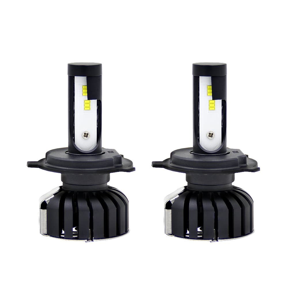 Kit One Pair LED Headlight H4/HB2/9003 HI LO BEAM 6000k 80W 8000LM All in One Conversion Chip CSP Super Brightness Bi-Xenon Play&Plug Bulbs Headlamp