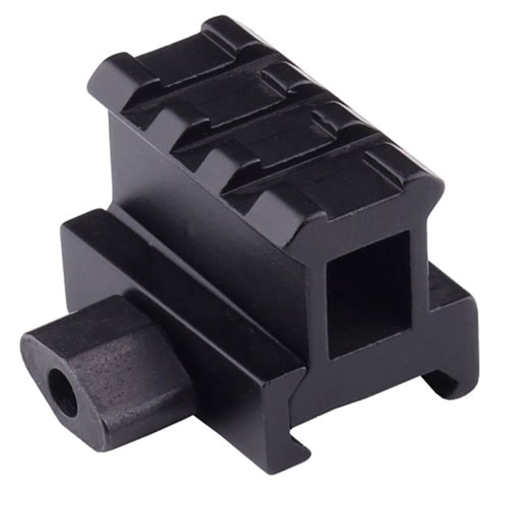 FIRE WOLF Riser Mount for gun with Picatinny/Weaver Rail High Profile Riser Mount with 3 slots 20mm Weaver
