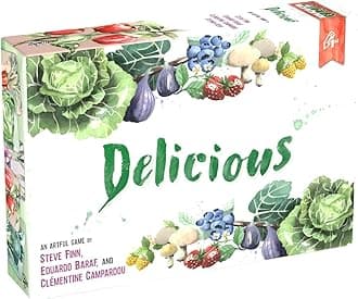 Pencil First Games Delicious Card Game - An Artful Flip-and-Write Gardening Game with Fruits and Vegetables for 1-100 Players