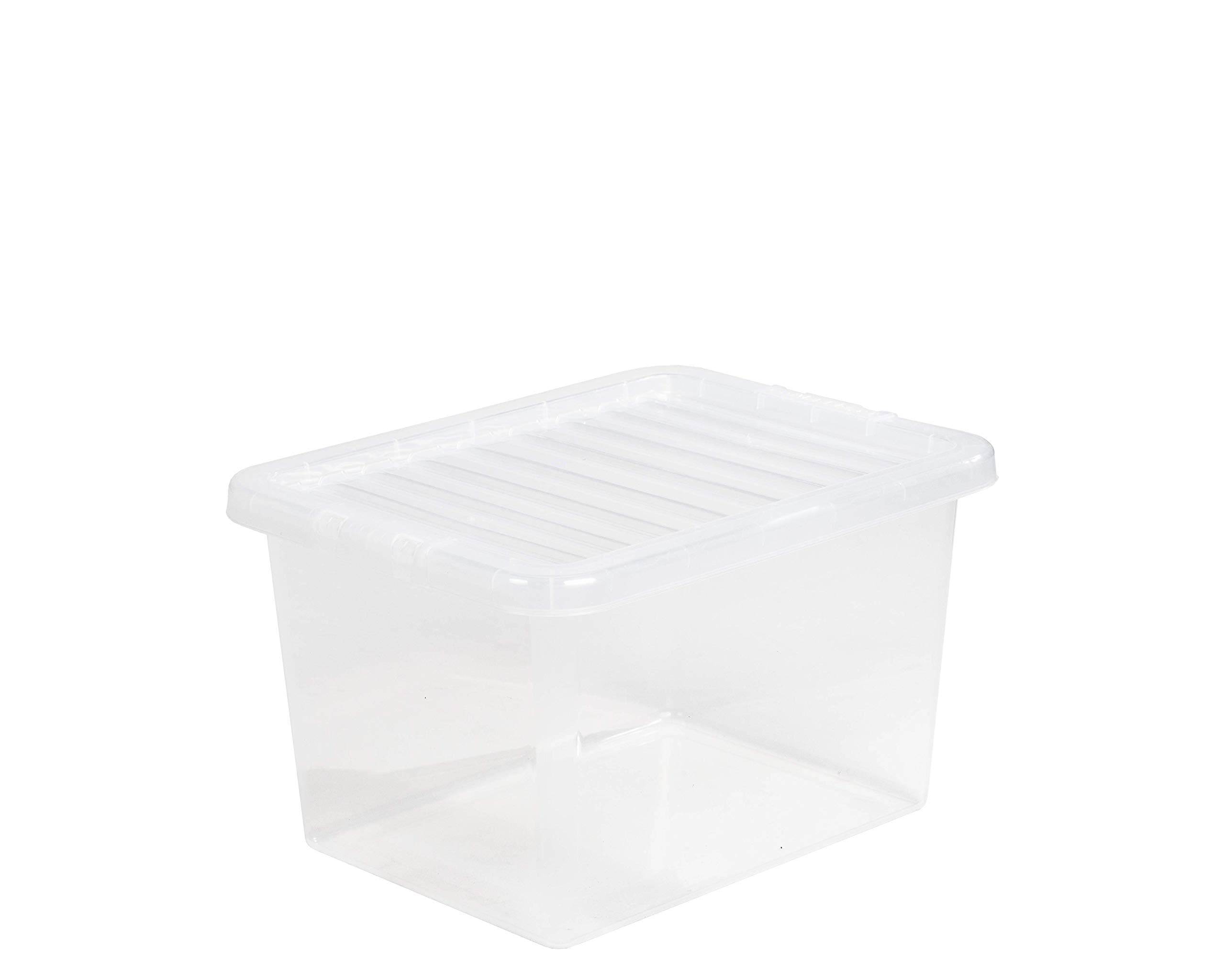 Plastic Storage Boxes - Pack Of 5 (24 Litre)
