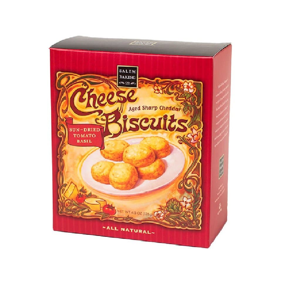 Salem Baking Co. Sun-Dried Tomato Basil Biscuits, 4.5-Ounce (Pack of 6)