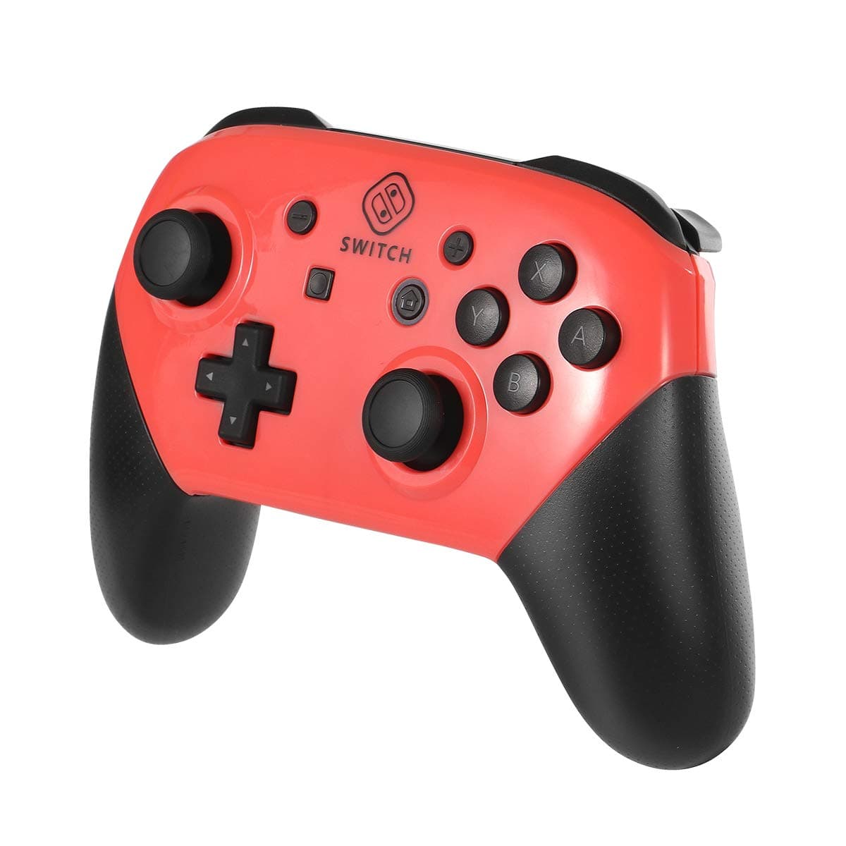 Replacement Shell Case for Switch Pro Controller, Colorful Anti-Slip Hand Grip Shell Cover Super Switch DIY Faceplate and Backplate Case (Living Coral)