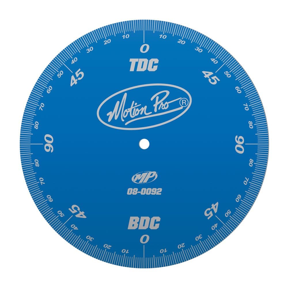 08-0092 Anodized Blue Degree Wheel
