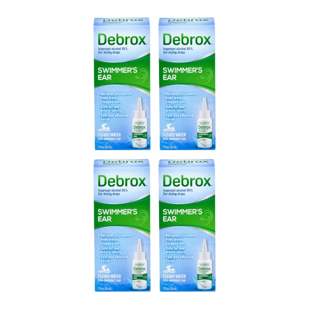 Debrox Swimmer's Ear Relief and Drying Drop (1.0 fl oz) - 4 Pack