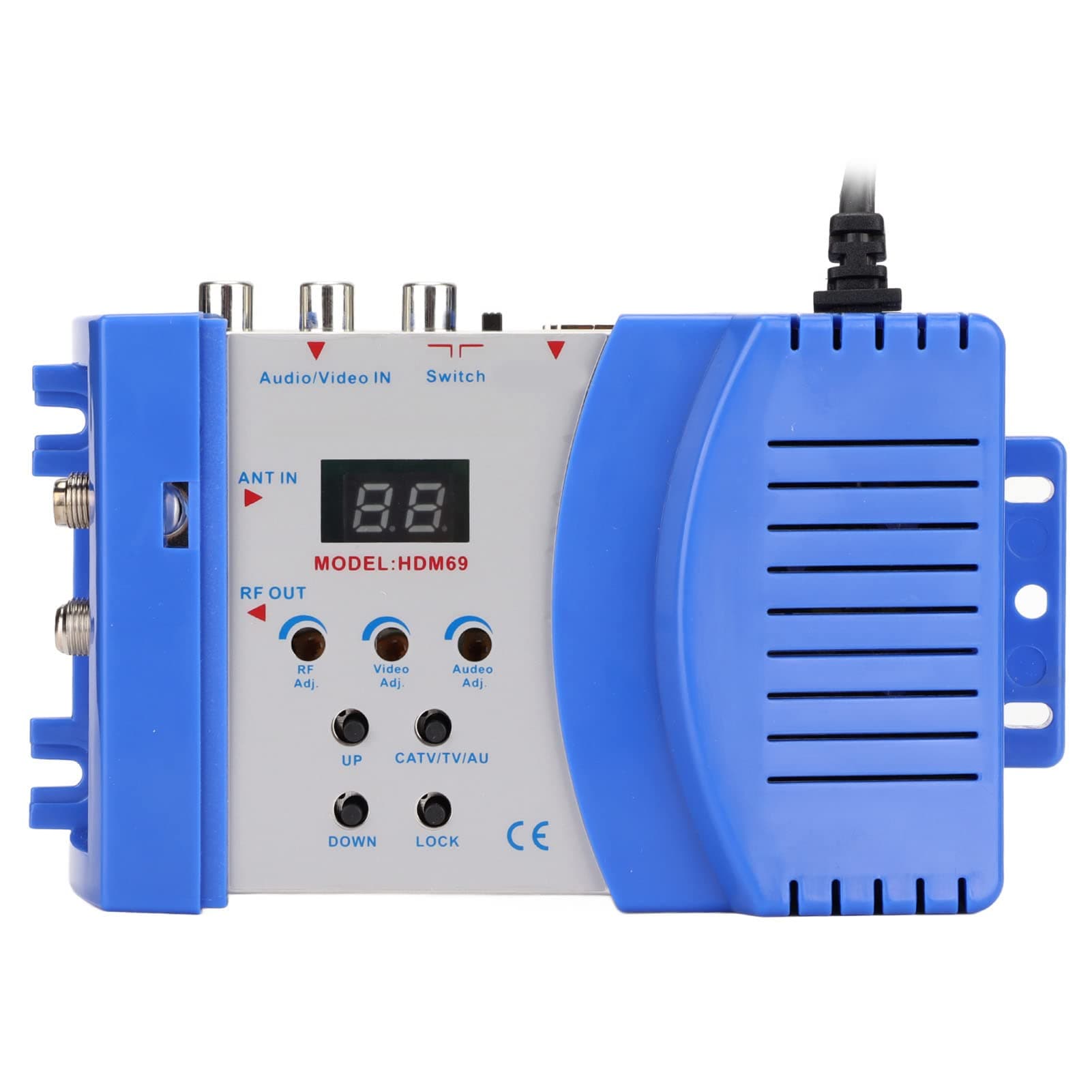 Dpofirs VHF/UHF Modulator-AV to RF Converter HDMI Modulator-PAL/NTSC TV Format Output-HD AV to RF Modulator for Home TV(#1)