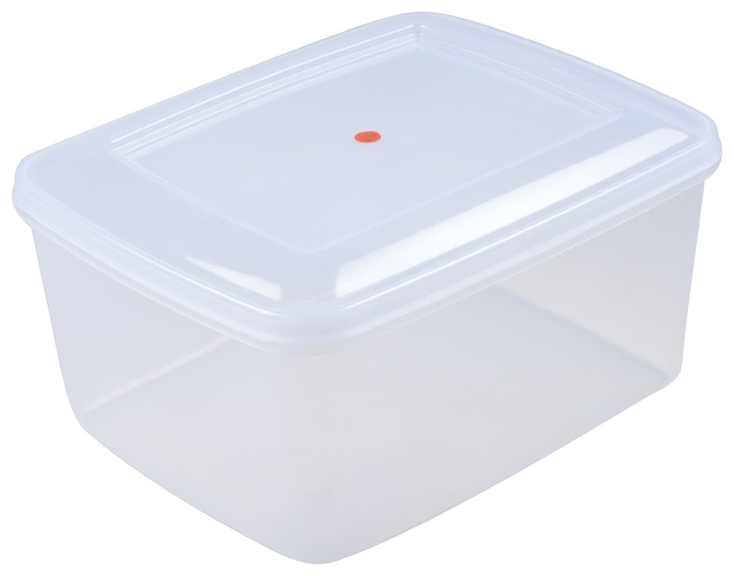 Nakoda Siva Homes & Naturals Plastic Rectangular Container Box, 23 L, White