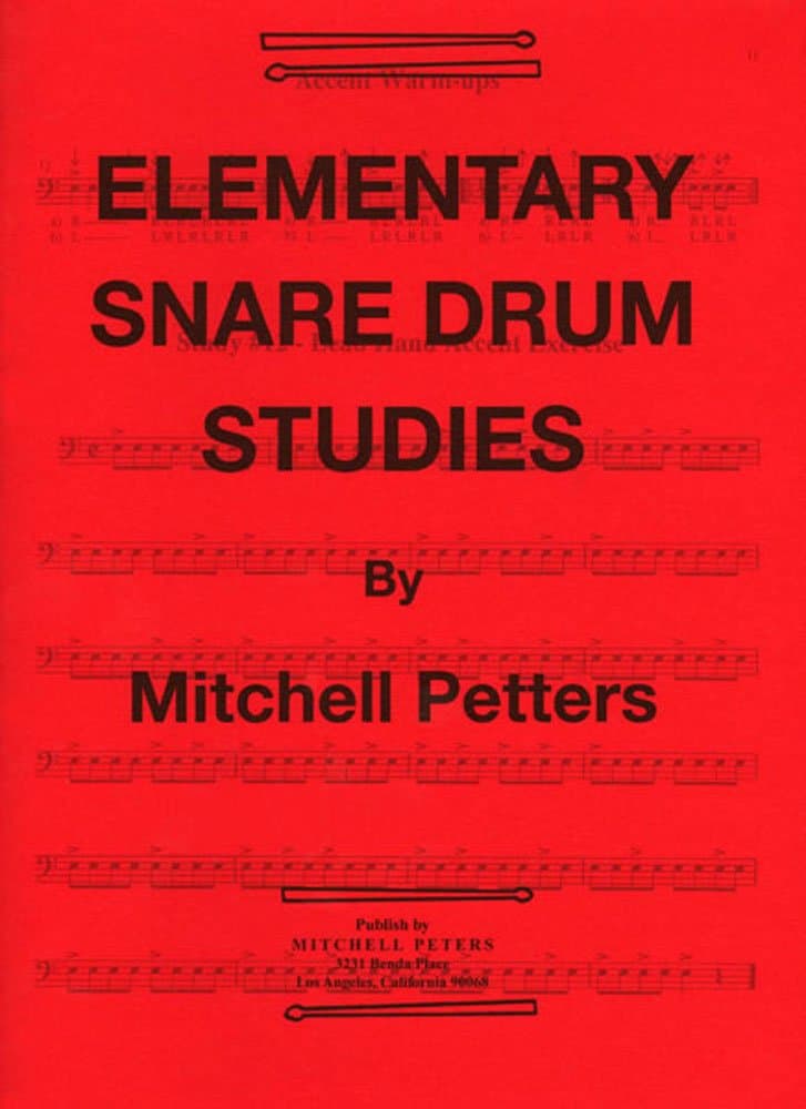 TRY1063 - Elementary Snare Drum Studies Paperback – January 1, 1988