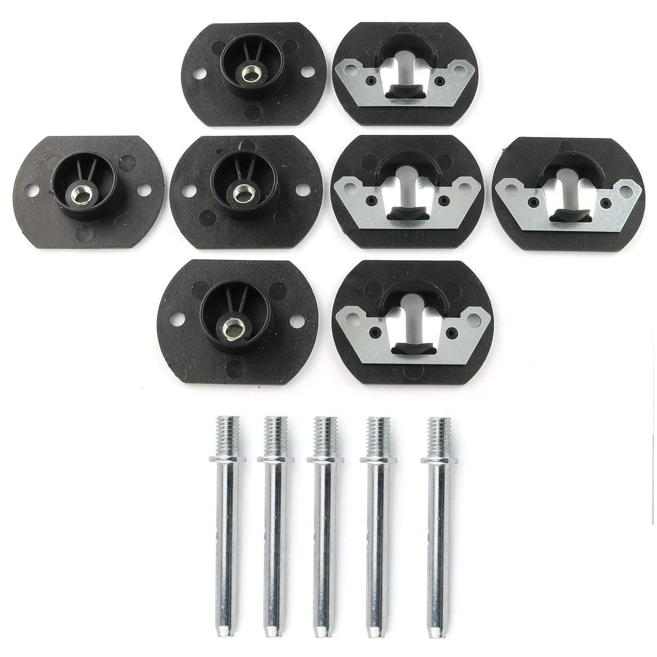 Pin Style Sofa Connector 4 Sets Black Sofa Couch Sectional Furniture Hardware Accessories