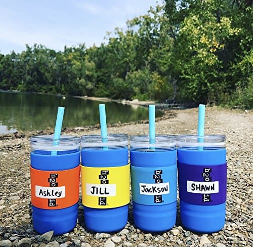 H2O ID 4 BAND MULTICOLOR PACK REUSABLE ID BANDS PERSONALIZE & LABEL CHILDREN & ADULT DRINKS; WATER BOTTLES, REUSABLE BOTTLES & CUPS, SIPPY CUPS, TRAINER CUPS, BABY BOTTLES, SOLO CUPS, BEER, COCKTAILS