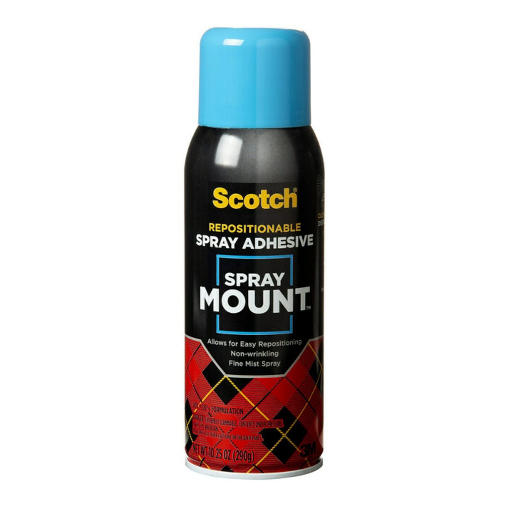 Scotch Spray Mount Repositionable Adhesive, 10.25 oz – Removable/Restickable Spray Glue for Layouts, Mock-Ups, Photos & Crafts (Acid-Free, Clear Drying)