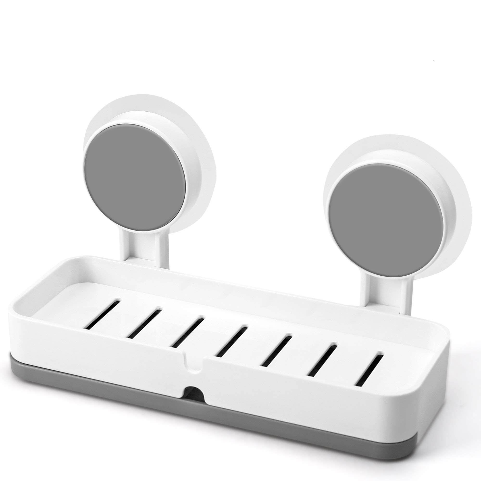 Soap Holder for Bathroom - Non-Drill Wall Mount Magic Sticker Self Adhesive Soap Stand for Bathroom with Removable Drain Tray - [NR-1335]