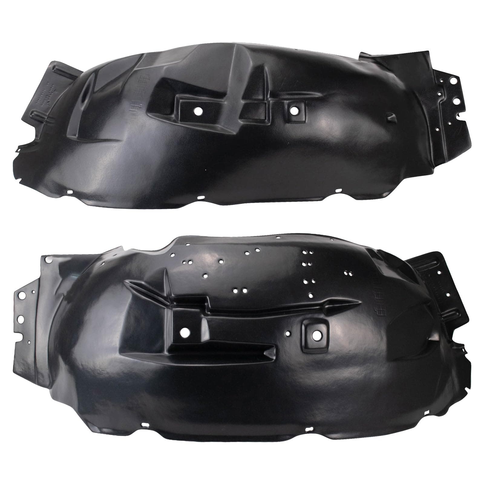 TRQ Front Inner Fender Liner Set Compatible with 2001-2003 Ford Explorer Sport 2001-2005 Explorer Sport Trac FO1246113 FO1247113